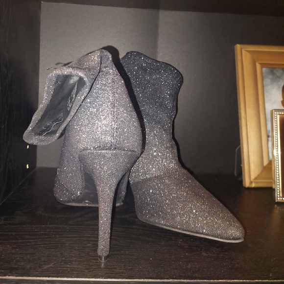 Shoes Glitter Ankle Booties Poshmark